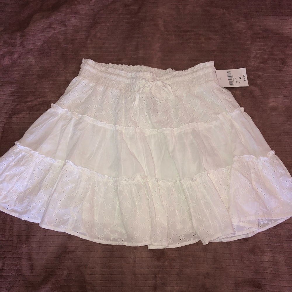 White skirt